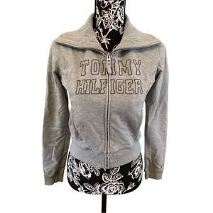 Vintage Y2K Tommy Hilfiger Full Zip Sweatshirt Preppy